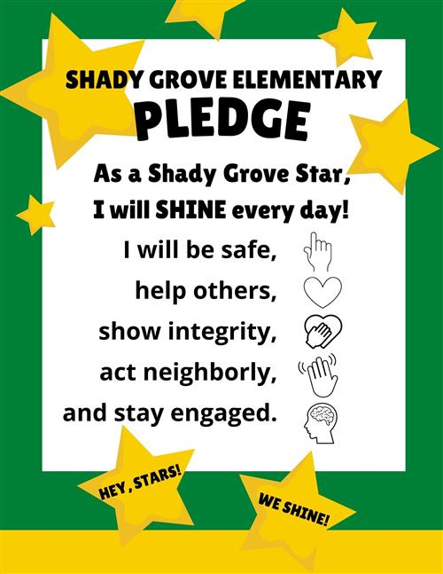 Shady Grove Pledge